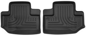 Jeep Wrangler Floor Mats - Rear - Husky Liners - WeatherBeater 2nd Seat Floor Liner - Black - `11-`14